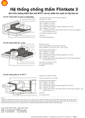 Chống thấm flinkote no3 sử dụng cho sàn mái