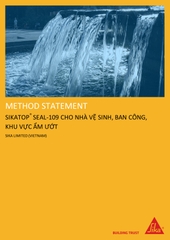 Sikatop Seal 109 - Hướng dẫn thi công chống thấm nhà vệ sinh sử dụng Sikatop Seal 109