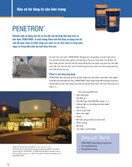 Thi công chống thấm với sản phẩm Penetron