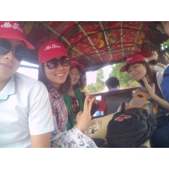 Tour Hải Phòng - Minh Châu - Quan Lạn, xe tuktuk