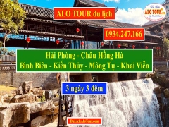 Tour du lịch Hải Phòng Châu Hồng Hà tháng 7, 8/2025, Alo: 0934247166