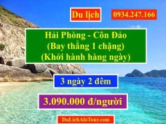 Tour du lịch Hải Phòng Côn Đảo 3 ngày 2 đêm giá rẻ, Alo: 0934.247.166