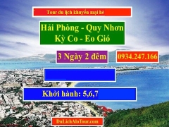 Alo Tour du lịch Hải Phòng Quy Nhơn khuyến mại tháng 6,7