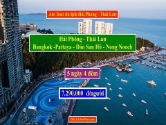 Alo Tour du lịch Hải Phòng Thái Lan đất nước chùa vàng, 0934.247.166
