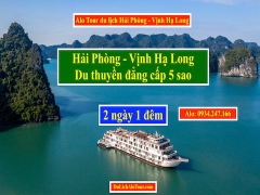 Alo Tour du lịch Hải Phòng Vịnh Hạ Long du thuyền đẳng cấp 5 sao