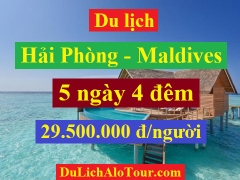 Tour du lịch Hải Phòng Maldives, tour Hải Phòng Maldives 5 ngày 4 đêm