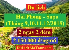 Tour du lịch Hải Phòng Sapa, Tour Hải Phòng Sapa tháng 9,10,11/2018