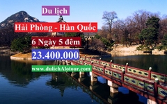 TOUR HẢI PHÒNG - HÀN QUỐC: SEOUL - ĐẢO CHEJU  (6 Ngày 5 đêm)