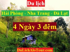 TOUR HẢI PHÒNG - ĐÀ LẠT - NHA TRANG - HẢI PHÒNG