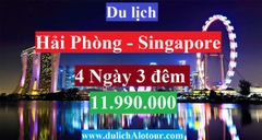 TOUR HẢI PHÒNG - SINGAPORE 4 NGÀY 3 ĐÊM: UNIQUELY SINGAPORE