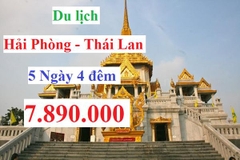 TOUR HẢI PHÒNG – THÁI LAN : HẢI PHÒNG - BANGKOK - PATTAYA