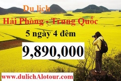 TOUR HẢI PHÒNG - TRUNG QUÔC: NGUYÊN DƯƠNG - LA BÌNH - CÔN MINH 5N4Đ