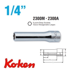 Đầu khẩu 1/4 inch Koken 2300M