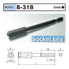 Đầu bits khẩu BiX B-31B