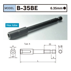 Đầu bits khẩu E B-35BE