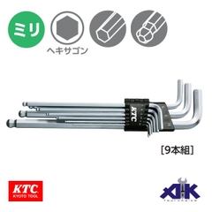 Bộ lục giác chìm 9 cỡ KTC HL259SP