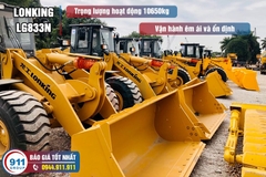 Máy xúc lật bánh lốp Lonking gầu 2.3m3 Model: LG833N