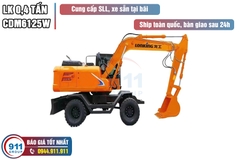 Máy xúc đào bánh lốp Lonking gầu 0,4 m3 Model: CDM6125W