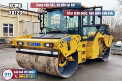 Xe lu rung 2 trống đơn XCMG tải trọng 12,3 Tấn. Model: XD123