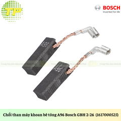 Chổi than cho máy khoan bê tông A96 Bosch GBH 2-26 (1617000525) - Chính Hãng Chổi than cho máy khoan bê tông A96 Bosch GBH 2-26 (1617000525) - Chính Hãng