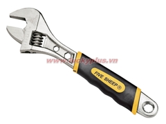 Mỏ lết tay cầm bằng cao su cao cấp FiveSheep FS-20208 8''/200mm, FS-20210 10''/250mm, FS-20212 12''/300mm