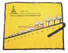 Bộ cờ lê FiveSheep FS-30822B 10sp(8-22mm), FS-30824B 14sp(8-24mm), FS-30832B 14sp(8-32mm)