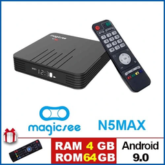 Android TV Box Magicsee N5 Max – Android 9.0, Chip Amlogic S905X3, Ram 4G, Rom 64G