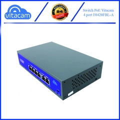 Bộ Switch PoE Vitacam 4+2 port 10/100Mbp