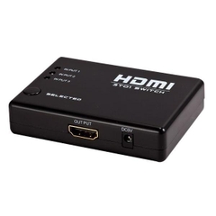 Bộ chuyển đổi HDMI 3 ra 1, bao gồm điều khiển