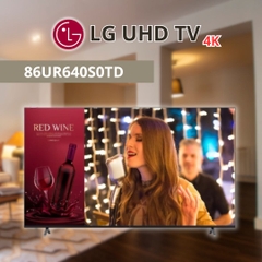 Smart TV LG - 4K UHD 86inch - UHD TV - 86UR640S0TD