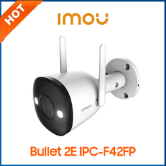 CAMERA WIFI Ngoài Trời IMOU BULLET 2E IPC-F42FP 4MP GHI HÌNH MÀU BAN ĐÊM