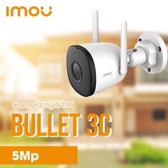 Camera IMOU Bullet 3C Hỗ trợ POE Độ phân giải 5MP IPC-S3DP-5M0WJ