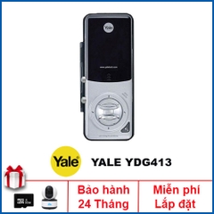 Khóa vân tay cửa kính cao cấp Yale YDG413