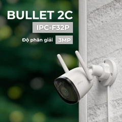 Camera IMOU Ngoài Trời BULLET 2C 3MP chuẩn 2K - IPC-F32P Có Màu Ban Đêm