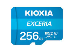 THẺ NHỚ MICROSD KIOXIA-256GB-EXCERIA CL10 UHS-I U3 GHI HÌNH 4K TỐC ĐỘ 100M/S-LMEX2L256GG2