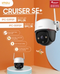 IMOU CRUISER SE+ 3MP - CAMERA NGOÀI TRỜI QUAY QUÉT 360, ĐÀM THOẠI 2 CHIỀU - IPC-S31FEP