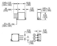 Biến Trở Tinh Chỉnh VR 101-100R