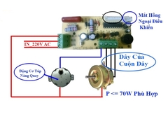 Bộ Điều Khiển Quạt Từ Xa QTX-5H2 Bộ Điều Khiển Quạt Từ Xa QTX-5H2