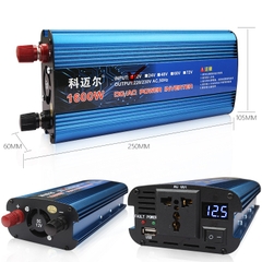 BỘ CHUYỂN ĐỔI ĐIỆN INVERTER 12V DC LÊN 220V-1200W BỘ CHUYỂN ĐỔI ĐIỆN INVERTER 12V DC LÊN 220V-1200W