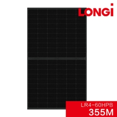 Pin Longi 355w LOẠI A Fullblack Hiệu Suất Cao