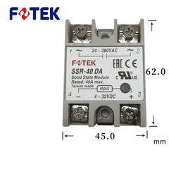 Solid State Relay SSR-40DA Fotek Chính Hãng Solid State Relay SSR-40DA Fotek Chính Hãng