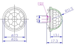 Lăng Kính Fresnel 8002-3 Lăng Kính Fresnel 8002-3