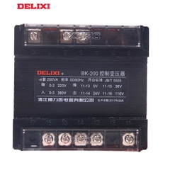 Biến áp BK-200VA Delixi Input 380V Output 220V