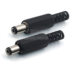 Đầu Jack DC5.5x2.5MM Loại Đực Đầu Jack DC5.5x2.5MM Loại Đực