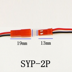 Bộ 10 Dây Nối JST-2P Đỏ ( 5 Dây Đực - 5 Dây Cái )