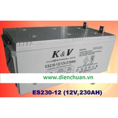 Ắc quy K&V 12V-230Ah ES 230H-12