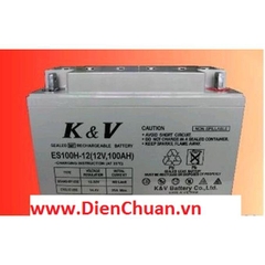 Ắc quy K&V ES100H-12 (12V 100Ah)