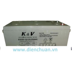 Ắc quy K&V 12V-250Ah ES 250H-12