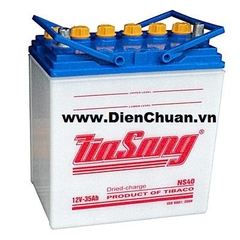 Ắc quy Tia Sáng 12V-35Ah NS40R/L (TS NS40/NS40ZR/NS40ZL/NS40LS)