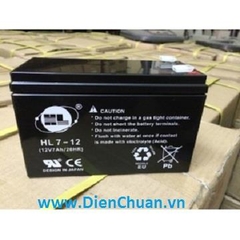 Ắc quy HL 12V-7Ah  HL7-12